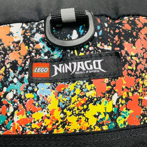 Lego • Ninjago Spray Paint All-Over Multicolored Grafitti Print - Picture 2 of 6